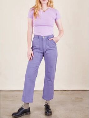 BIG BUD PRESS work pants utility cotton lavender purple size L